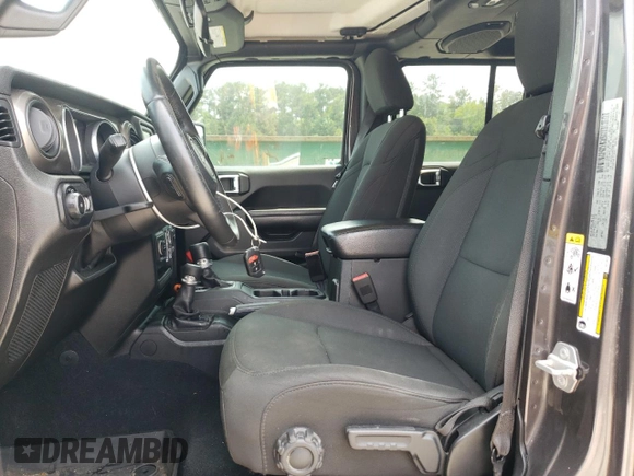 2018 Jeep Wrangler Unlimited Sport z VIN 1C4HJXDG1JW225039, wystawiony jako Copart lot #58772725 z przebiegiem 80 839 mil mil oraz Szkoda całkowita • Salvage title. Historia ofert i sprzedaży dostępna na DreamBid. Obrazek 7.