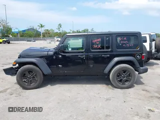 2023 Jeep Wrangler Sport S с VIN 1C4HJXDN6PW587472, выставлен на аукционе IAAI как лот 42329815 с пробегом 34 568 миль миль и . История ставок и продаж доступна на DreamBid. Изображение 14.