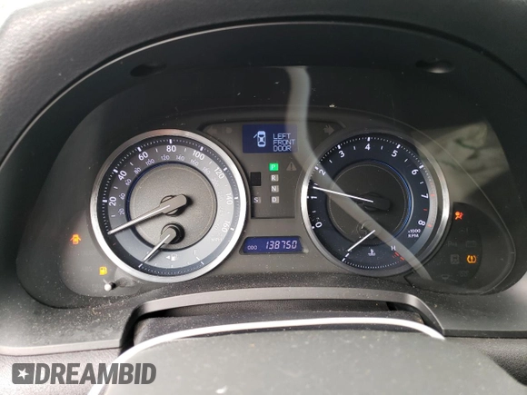 2011 Lexus IS 350 with VIN JTHCE5C21B5000344, listed as a Copart auction lot 55415854 with 138,750 mi miles and Salvage title. Bid and sale history available at DreamBid. Image 9.