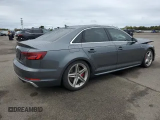 2018 Audi S4 Premium Plus with VIN WAUB4AF4XJA202043, listed as a Copart auction lot 72751834 with 70,760 mi miles and Salvage Title. Bid and sale history available at carsss.com. Image 3.