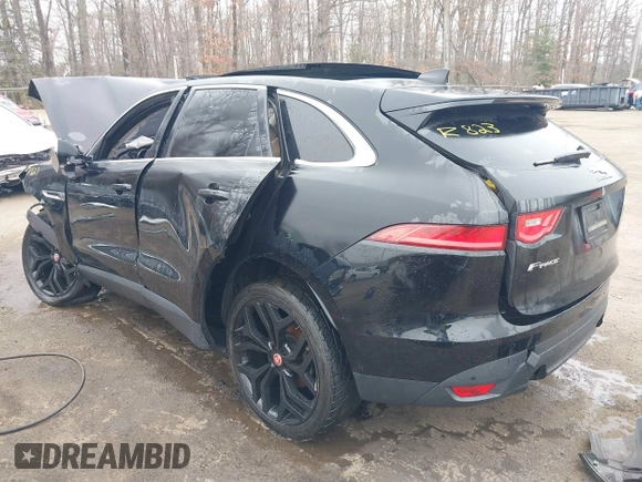2020 Jaguar F-Pace 25t Premium with VIN SADCJ2FX4LA643433, listed as a IAAI auction lot 41791110 with Not Provided miles and . Bid and sale history available at DreamBid. Image 3.