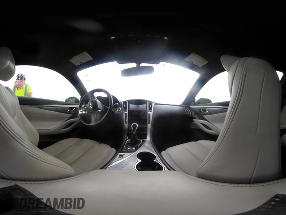 2017 Infiniti Q60 Sport with VIN JN1EV7EKXHM361561, listed as a IAAI auction lot 42247018 with 49,896 mi miles and . Bid and sale history available at DreamBid. Image 18.