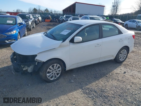 2011 Kia Forte LX with VIN KNAFT4A27B5434458, listed as a IAAI auction lot 41269635 with 238,721 mi miles. Bid and sale history available at carsss.com. Image 2.