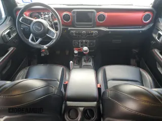 2020 Jeep Gladiator Rubicon with VIN 1C6JJTBG1LL147385, listed as a Copart auction lot 46136215 with 33,814 mi miles and Clean Title. Bid and sale history available at DreamBid. Image 8.