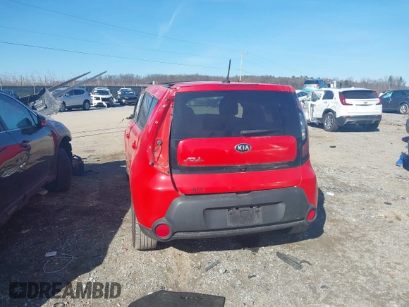 2014 Kia Soul + with VIN KNDJP3A57E7738520, listed as a IAAI auction lot 41761602 with 91,138 mi miles. Bid and sale history available at carsss.com. Image 16.