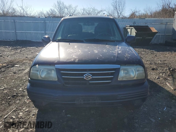 2002 Suzuki XL7 Standard with VIN JS3TX92VX24117328, listed as a Copart auction lot 49181005 with 80,458 mi miles and Salvage title. Bid and sale history available at DreamBid. Image 5.