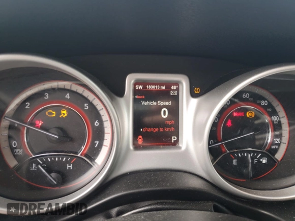 2016 Dodge Journey SE with VIN 3C4PDCAB6GT171868, listed as a Copart auction lot 50632685 with 183,013 mi miles and Non Repairable. Bid and sale history available at DreamBid. Image 9.