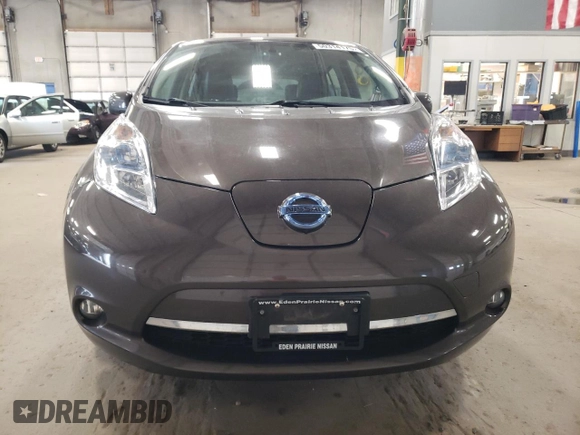 2016 Nissan LEAF S with VIN 1N4BZ0CP2GC308051, listed as a Copart auction lot 50314175 with 52,414 mi miles and Salvage Title. Bid and sale history available at carsss.com. Image 5.