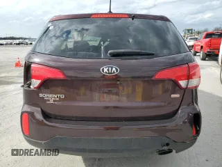 2015 Kia Sorento LX with VIN 5XYKT3A61FG578373, listed as a Copart auction lot 51747675 with 0 mi miles and Salvage Title. Bid and sale history available at carsss.com. Image 6.