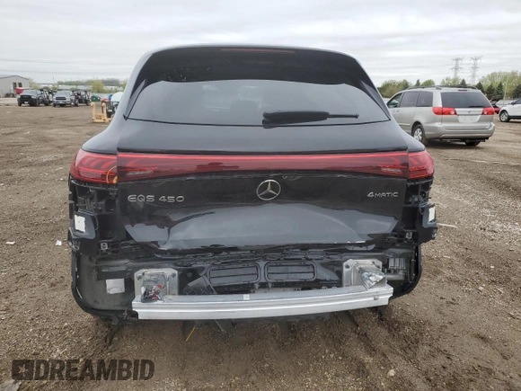 2023 Mercedes-Benz EQS 450 z VIN 4JGDM2EB1PA006658, wystawiony jako Copart lot #54895365 z przebiegiem 20 958 mil mil oraz Szkoda całkowita • Salvage title. Historia ofert i sprzedaży dostępna na DreamBid. Obrazek 6.