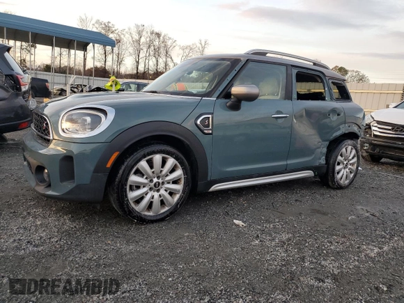 2022 MINI Countryman Cooper S with VIN WMZ53BR00N3N88158, listed as a Copart auction lot 84202874 with 31,888 mi miles and Salvage title. Bid and sale history available at DreamBid. Image 1.