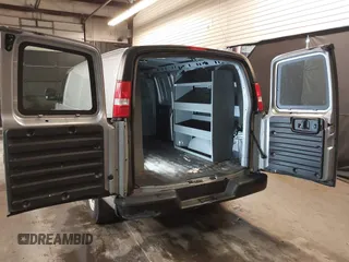 2018 Chevrolet Express Cargo Van with VIN 1GCWGAFG6J1226085, listed as a IAAI auction lot 41952268 with 53,293 mi miles. Bid and sale history available at carsss.com. Image 3.