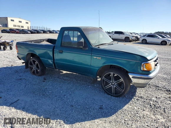 1994 Ford Ranger Splash with VIN 1FTCR10AXRTA65421, listed as a Copart auction lot 46926445 with 219,046 mi miles and Salvage Title. Bid and sale history available at DreamBid. Image 4.