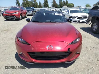 2021 Mazda MX-5 Miata Sport with VIN JM1NDAB7XM0460461, listed as a Copart auction lot 58770975 with 7,841 mi miles and Salvage title. Bid and sale history available at DreamBid. Image 5.