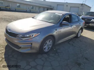 2017 Kia Optima LX with VIN 5XXGT4L32HG125966, listed as a Copart auction lot 44795095 with 75,571 mi miles and Salvage Title. Bid and sale history available at carsss.com. Image 1.
