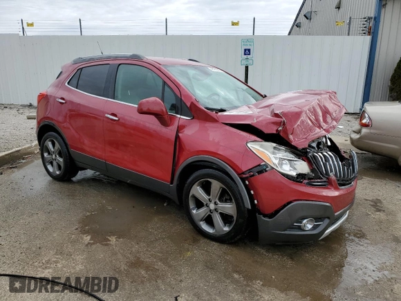 2013 Buick Encore Leather with VIN KL4CJCSBXDB133699, listed as a Copart auction lot 48160205 with 163,725 mi miles and Non Repairable. Bid and sale history available at carsss.com. Image 4.