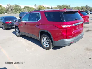 2018 Chevrolet Traverse LT Cloth with VIN 1GNERGKW0JJ105114, listed as a IAAI auction lot 42597045 with 135,682 mi miles and . Bid and sale history available at DreamBid. Image 3.