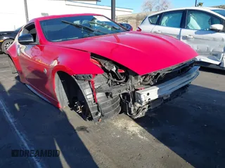 2017 Nissan 370Z with VIN JN1AZ4EH2HM951758, listed as a IAAI auction lot 41812951 with 1 mi miles. Bid and sale history available at carsss.com. Image 1.