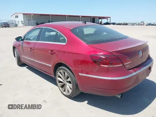 2013 Volkswagen CC VR6 Executive 4Motion with VIN WVWGU7AN9DE561506, listed as a IAAI auction lot 42008837 with 1 mi miles. Bid and sale history available at carsss.com. Image 3.