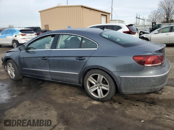 2013 Volkswagen CC Sport with VIN WVWBP7AN6DE570603, listed as a Copart auction lot 42858115 with 122,477 mi miles and Salvage Title. Bid and sale history available at carsss.com. Image 2.