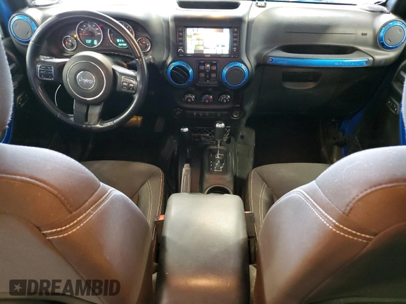 2015 Jeep Wrangler Unlimited Sahara with VIN 1C4BJWEG2FL727095, listed as a Copart auction lot 55088245 with 102,488 mi miles and Clean title. Bid and sale history available at DreamBid. Image 8.