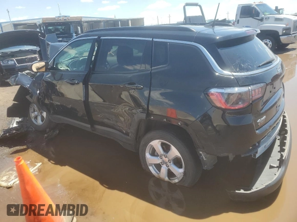 2021 Jeep Compass Latitude with VIN 3C4NJDBB1MT534528, listed as a Copart auction lot 56411535 with 48,502 mi miles and Salvage title. Bid and sale history available at DreamBid. Image 2.