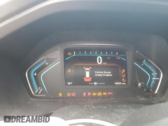 2019 Honda Odyssey Touring z VIN 5FNRL6H8XKB027156, wystawiony jako Copart lot #60735455 z przebiegiem 100 044 mil mil oraz Szkoda całkowita • Salvage title. Historia ofert i sprzedaży dostępna na DreamBid. Obrazek 9.