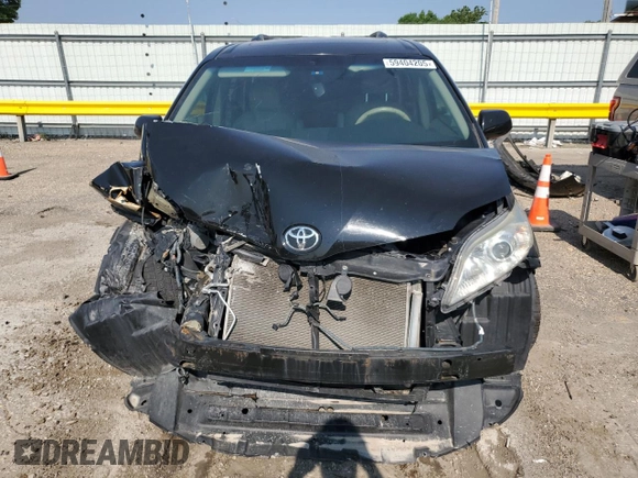 2012 Toyota Sienna XLE AAS with VIN 5TDYK3DC6CS211062, listed as a Copart auction lot 59404205 with Not provided miles and Salvage title. Bid and sale history available at DreamBid. Image 5.