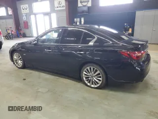 2018 Infiniti Q50 Luxe with VIN JN1EV7AR0JM431979, listed as a Copart auction lot 56108015 with 85,597 mi miles and Clean Title. Bid and sale history available at carsss.com. Image 2.