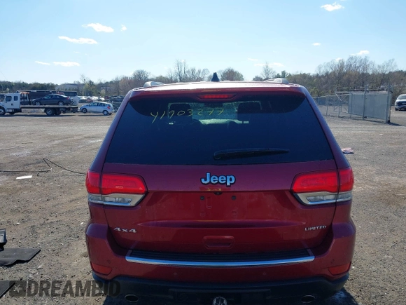 2014 Jeep Grand Cherokee Limited with VIN 1C4RJFBG3EC378918, listed as a IAAI auction lot 41903277 with 137,516 mi miles. Bid and sale history available at carsss.com. Image 16.
