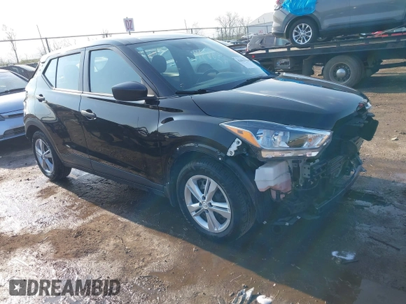 2020 Nissan Kicks S with VIN 3N1CP5BV1LL571697, listed as a IAAI auction lot 42063943 with 46,934 mi miles and . Bid and sale history available at carsss.com. Image 1.