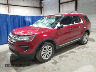 2018 Ford Explorer XLT with VIN 1FM5K8DH7JGC53156, listed as a Copart auction lot 45918655 with 140,205 mi miles and Salvage Title. Bid and sale history available at carsss.com. Image 1.