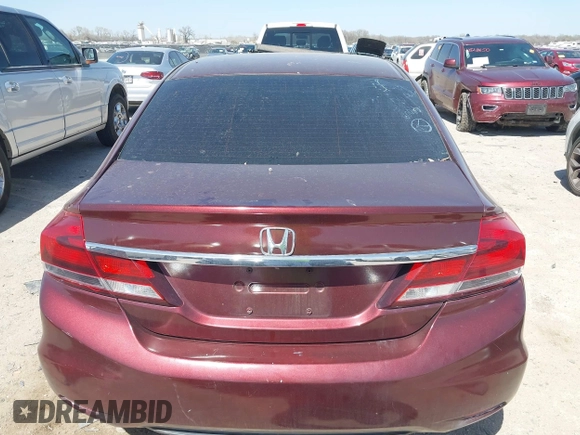 2013 Honda Civic LX with VIN 2HGFB2F52DH568420, listed as a IAAI auction lot 41857748 with 181,680 mi miles and . Bid and sale history available at DreamBid. Image 16.