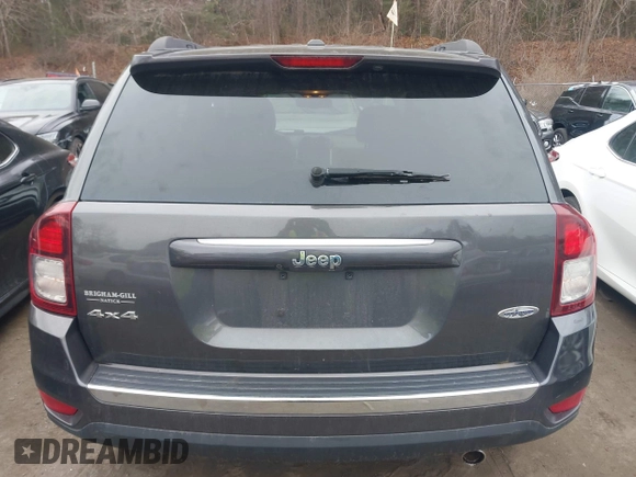 2017 Jeep Compass High Altitude with VIN 1C4NJDEBXHD193802, listed as a IAAI auction lot 41718878 with 123,949 mi miles. Bid and sale history available at carsss.com. Image 16.