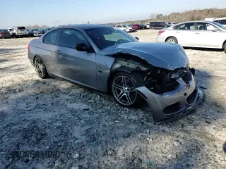 2011 BMW 3 Series 335is with VIN WBAKG1C51BE362679, listed as a Copart auction lot 43506475 with 223,303 mi miles and Salvage Title. Bid and sale history available at carsss.com. Image 10.