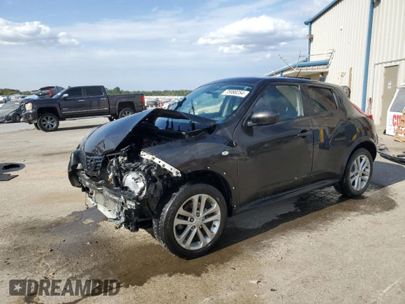 2013 Nissan Juke SV with VIN JN8AF5MV4DT208090, listed as a Copart auction lot 75998254 with 136,133 mi miles and Salvage Title. Bid and sale history available at carsss.com. Image 1.