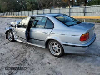 1998 BMW 5 Series 540i with VIN WBADE5327WBV93735, listed as a Copart auction lot 85789824 with 377,552 mi miles and Salvage Title. Bid and sale history available at carsss.com. Image 2.
