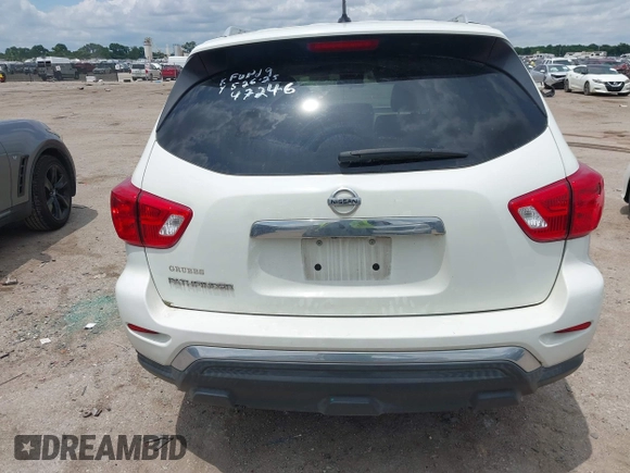 2017 Nissan Pathfinder SV with VIN 5N1DR2MN7HC684513, listed as a IAAI auction lot 42482806 with 92,987 mi miles and . Bid and sale history available at DreamBid. Image 16.
