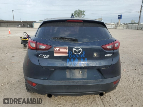 2016 Mazda CX-3 Sport with VIN JM1DKFB77G0132143, listed as a Copart auction lot 52947545 with 171,640 mi miles and Salvage Title. Bid and sale history available at DreamBid. Image 6.