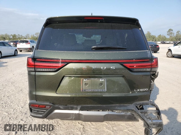 2023 Lexus LX 600 Luxury z VIN JTJGB7CX0P4030724, wystawiony jako Copart lot #75330654 z przebiegiem 17 614 mil mil oraz Szkoda całkowita • Salvage title. Historia ofert i sprzedaży dostępna na DreamBid. Obrazek 6.