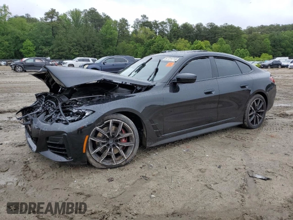 2023 BMW 4 Series 430i xDrive with VIN WBA73AV02PFN92266, listed as a Copart auction lot 57721715 with Not provided miles and Salvage title. Bid and sale history available at DreamBid. Image 1.