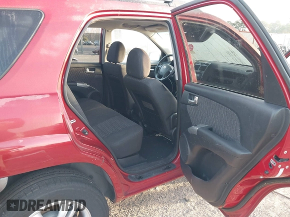 2008 Kia Sportage LX with VIN KNDJE723287548249, listed as a IAAI auction lot 41510548 with 181,668 mi miles. Bid and sale history available at carsss.com. Image 8.