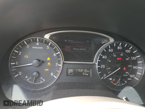 2013 Nissan Altima S with VIN 1N4AL3AP9DC203634, listed as a Copart auction lot 55594655 with 175,813 mi miles and Salvage Title. Bid and sale history available at DreamBid. Image 9.