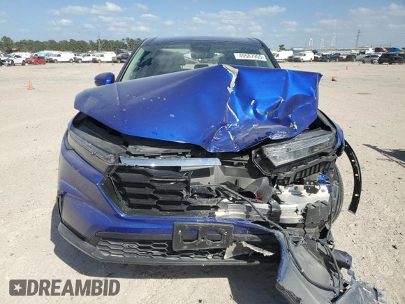 2024 Honda CR-V EX-L with VIN 7FARS3H75RE002348, listed as a Copart auction lot 49587955 with 13,081 mi miles and Salvage Title. Bid and sale history available at DreamBid. Image 5.