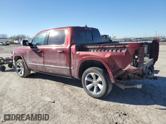 2020 Ram 1500 Limited with VIN 1C6SRFHT6LN118195, listed as a Copart auction lot 42637265 with 91,956 mi miles and Salvage Title. Bid and sale history available at carsss.com. Image 2.