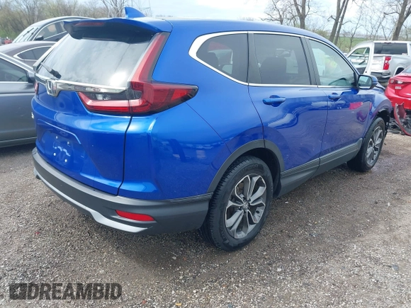 2021 Honda CR-V EX-L with VIN 7FARW2H82ME024307, listed as a IAAI auction lot 41957017 with 38,044 mi miles and . Bid and sale history available at DreamBid. Image 4.