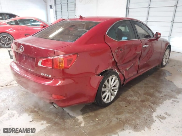 2009 Lexus IS 250 with VIN JTHBK262X95094958, listed as a IAAI auction lot 41600592 with 153,042 mi miles. Bid and sale history available at carsss.com. Image 4.