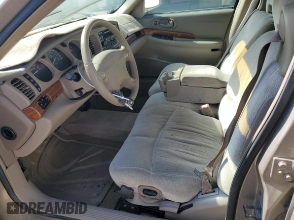 2001 Buick LeSabre Custom with VIN 1G4HP54K114206909, listed as a Copart auction lot 52190745 with Not Provided miles and Salvage Title. Bid and sale history available at DreamBid. Image 7.