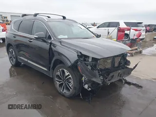 2020 Hyundai Santa Fe Limited with VIN 5NMS5CAA9LH280850, listed as a IAAI auction lot 41174789 with 45,563 mi miles. Bid and sale history available at carsss.com. Image 1.