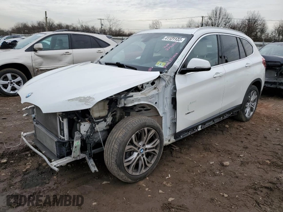 2016 BMW X1 xDrive28i with VIN WBXHT3C36GP884211, listed as a Copart auction lot 41121133 with 62,282 mi miles. Bid and sale history available at carsss.com. Image 1.